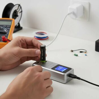 Как правильно заряжать литий-ионный аккумулятор формата AA 3.7 V?