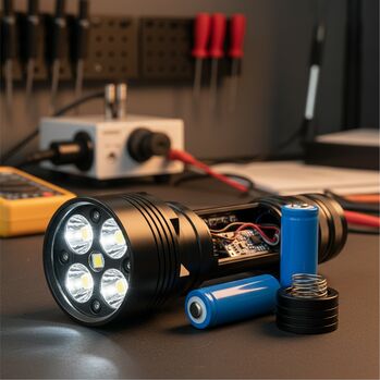 Почему аккумуляторы 18650 предпочтительны для мощных светодиодных фонарей?