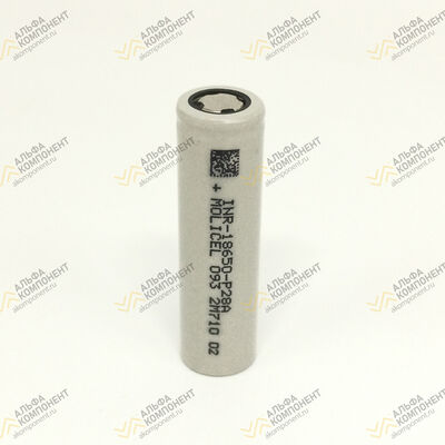 Фото Аккумулятор литий-ионный INR-18650-P28A 2800mAh (10.3Wh) 3.6V 35A -40℃ Li-Ion Molicel