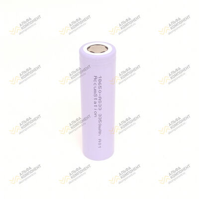 Фото Аккумулятор литий-ионный 18650-AS33 3350mAh (12.06Wh) 3.6V 10A Li-Ion AccumStation