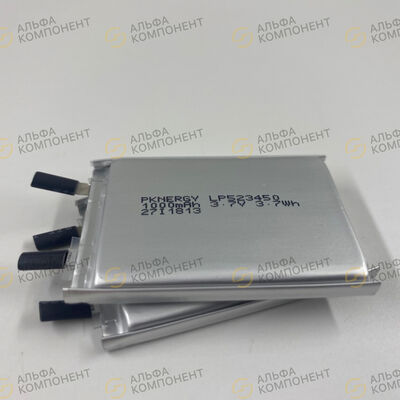Фото Аккумулятор литий-полимерный LP523450 1000mAh 3.7V PKNERGY