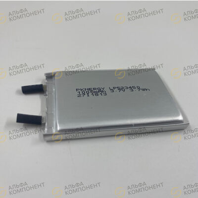 Фото Аккумулятор литий-полимерный LP523450 1000mAh 3.7V PKNERGY