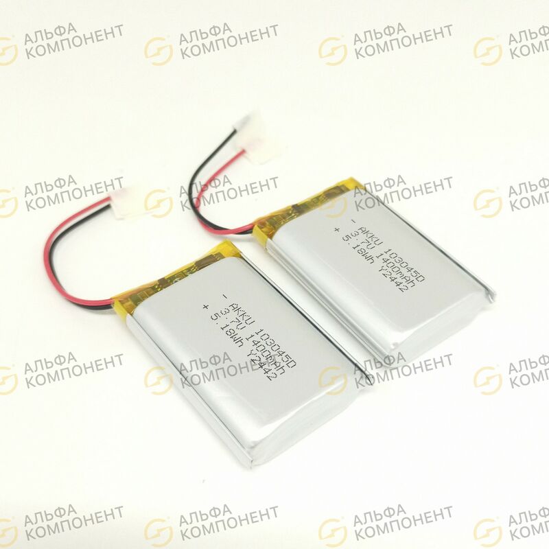 Фото LP103045D-PLC 1400mAh 3.7V Li-Pol