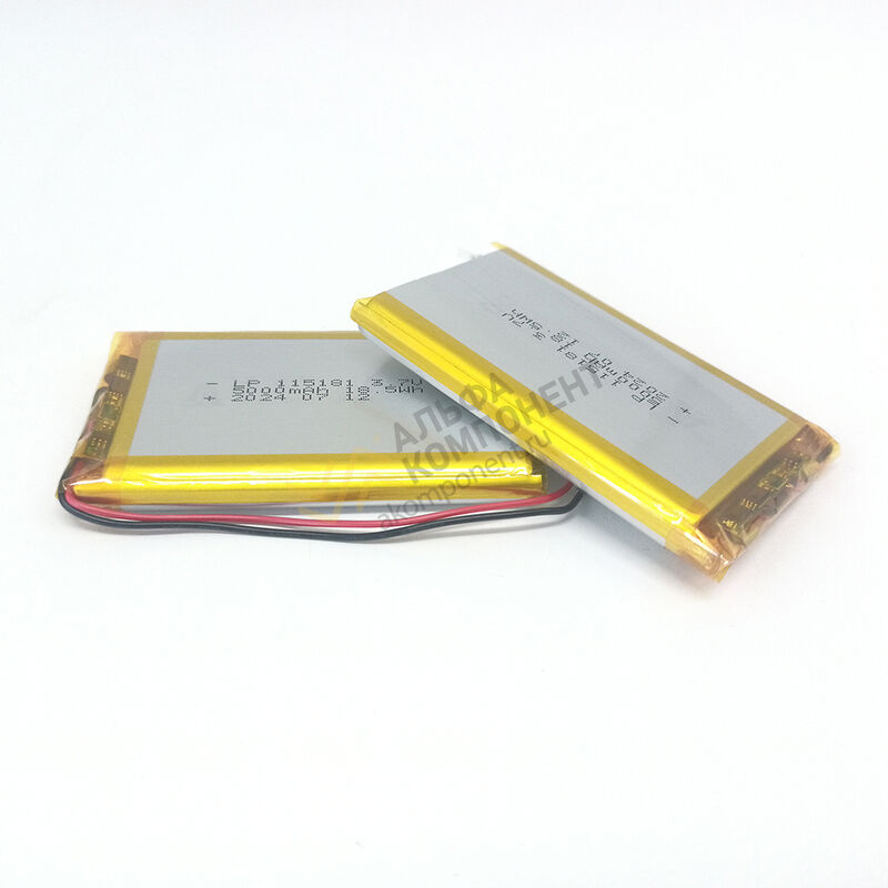 Фото Аккумулятор литий-полимерный LP115181-PCM-LD 5000mAh 